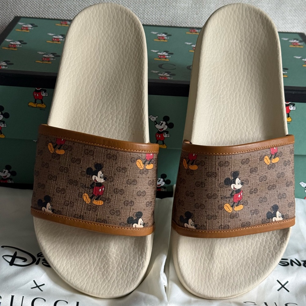 Gucci  Mickey Mouse Slide Sandals